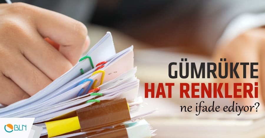 Gümrükte Hat Renkleri Ne İfade Ediyor?